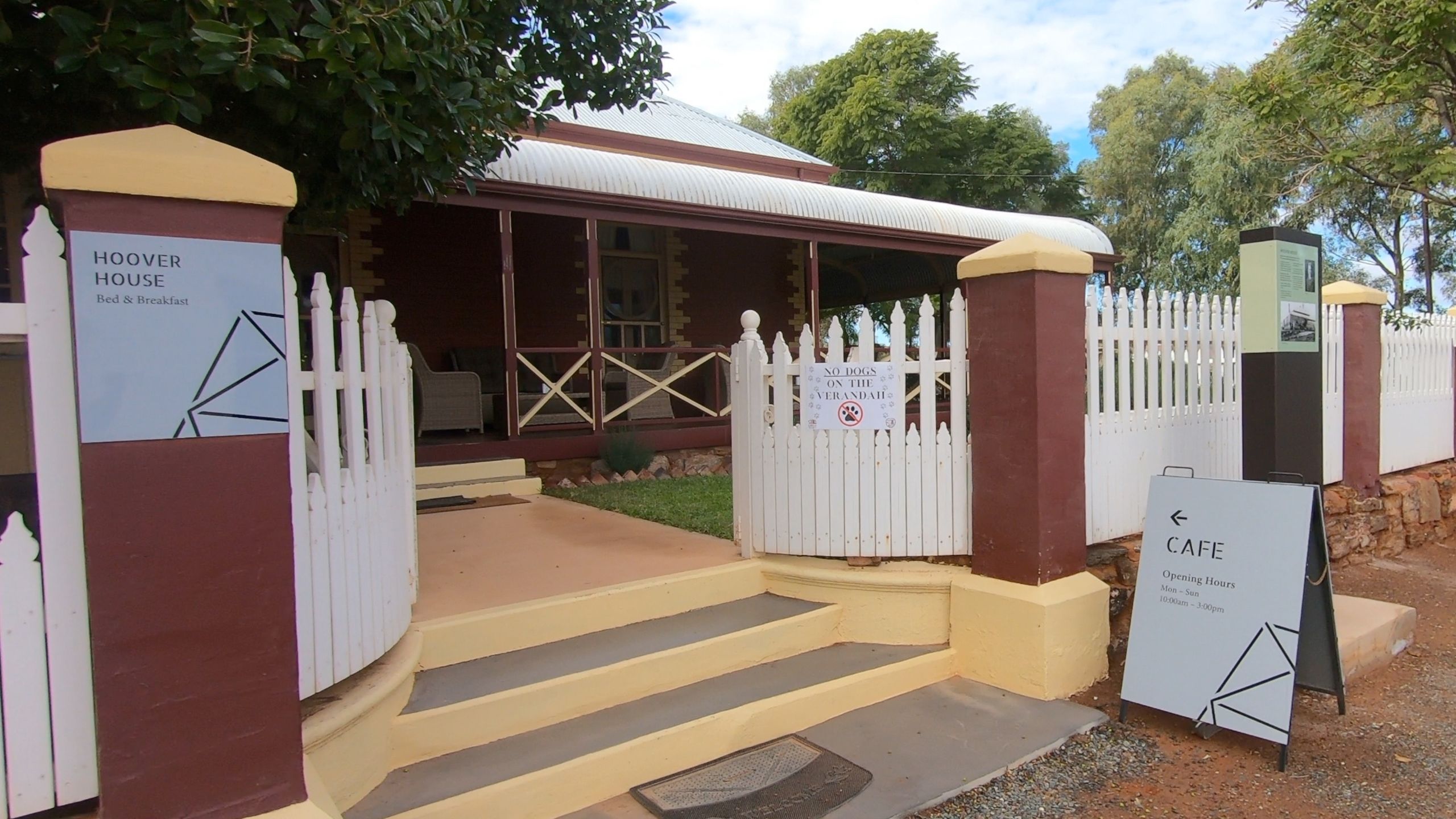 Heritage bed and breakfast in historic Gwalia, Western Australia.