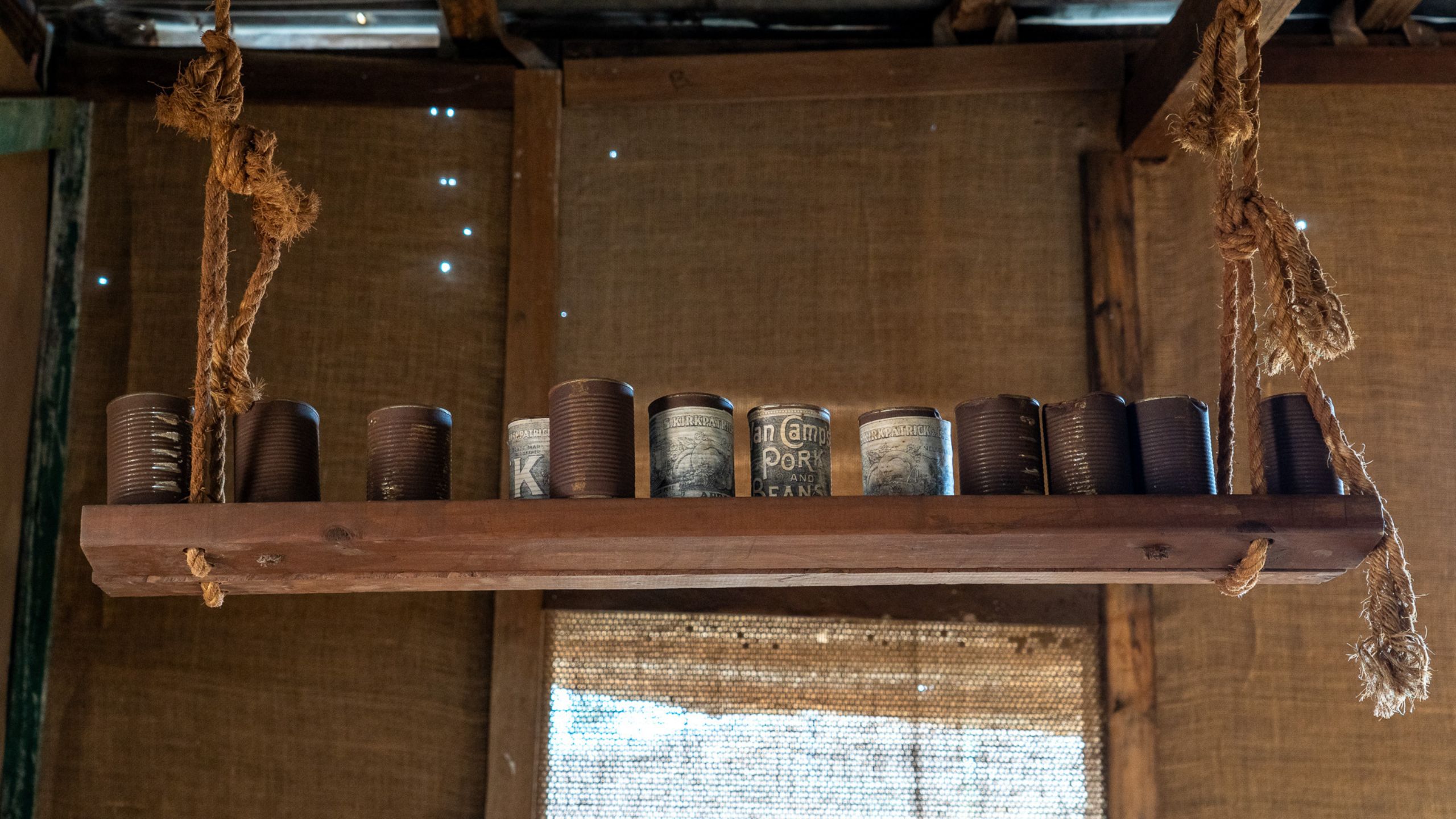 Rusty old canned goods found in abandoned homes in Gwalia, Western Australia.